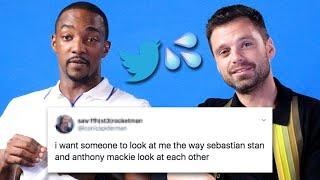 Sebastian Stan And Anthony Mackie Read Thirst Tweets