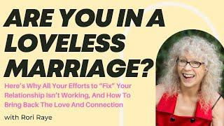 Living in A Loveless Marriage? Plump Up... Perk Up... & SPICE Up Your Relationship