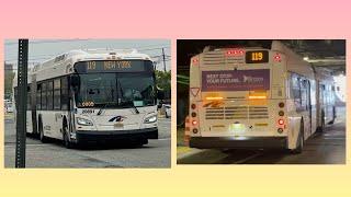 NJ Transit 119 NEW YORK VIA CENTRAL & TONNELLE AVES (NFI XD60 #20891)