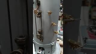 Large model steam boiler restoration progress