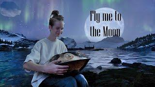 Fly me to the Moon | My  handpan music on the Moon | Tony Koniak | SpaceX and NASA mission