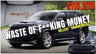 DODGE does not give a F**K | 2025 Durango Hellcat "HAMMERHEAD" w/ MSRP $113,270...