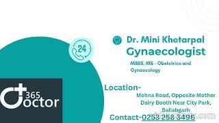 Top Gynecologist in Faridabad - 365Doctor