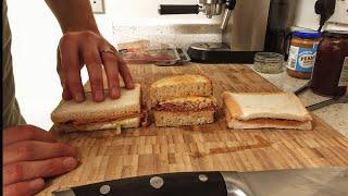 ASMR: Tasting 3 American Sandwiches, Whispering