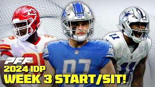 2024 NFL Week 3: IDP Start or Sit | PFF Fantasy Podcast