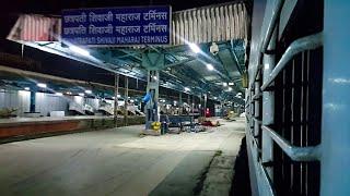 Train Arriving At World Heritage CST/VT/CSMT Train Station In Mumbai At 4AM!