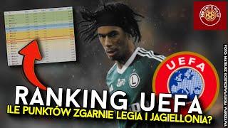 RANKING UEFA | SYMULACJA FAZY LIGOWEJ i PROGNOZA | ILE LEGIA I JAGIELLONIA ZDOBĘDĄ PUNKTÓW?