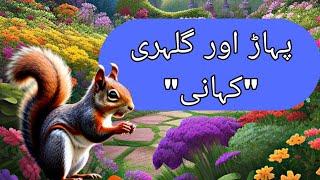 Animated Urdu | پہاڑ اور گلہری | Stories for kids | kids Urdu fairy tales