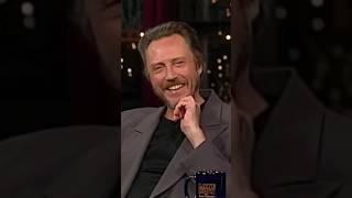Christopher Walken interview Late Show with David Letterman talking about hair #christopherwalken