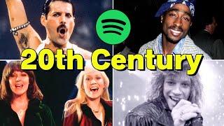 Top 200 Most Streamed Songs From The 20th Century (Spotify)