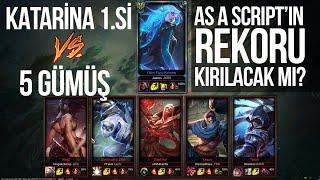 PLAYZ USTASI 2018 TR Katarina 1.si vs 5 Gümüş | LOL PİT