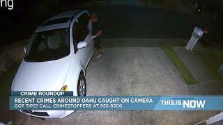 Crime round-up: Police searching for suspects who took items from Aiea home