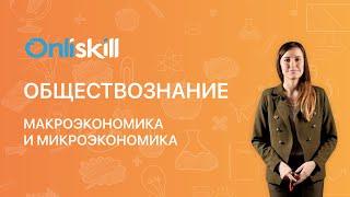 ОБЩЕСТВОЗНАНИЕ 11 класс. Макроэкономика и микроэкономика.