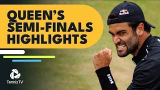 Berrettini vs Van de Zandschulp & Krajinovic vs Cilic | Queen's 2022 Semi-Final Highlights