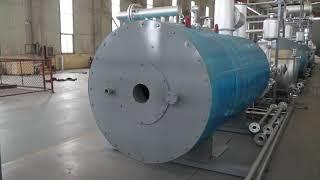 Dual Fuel Gas Oil Fired Thermal Oil Boiler, Heat Transfer Oil Boiler For Spinning Plant #spinning