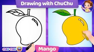 How to Draw a Mango? - More Drawings with ChuChu - ChuChu TV Drawing Lessons for Kids