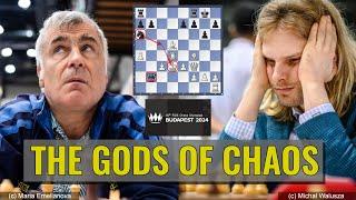 The Gods of Chaos | Ivanchuk vs Rapport | Chess Olympiad Budapest 2024