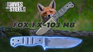 Fox Knives FX-103 MB : bushcraft spirit knife