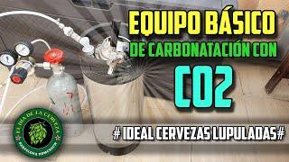 EQUIPO BÁSICO DE CARBONATACIÓN CON CO2. Cómo hacer Cerveza Artesanal en casa.