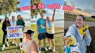 sooooo I actually ran a 5k! (race day vlog)