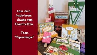 Lass dich inspirieren: Swaps vom Teamtreffen Team "Papiermagie" - Stampin´ Up!®