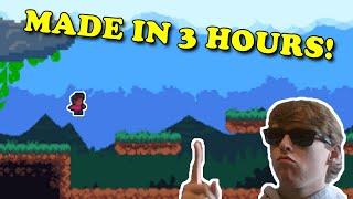 Making A Platformer In Only 3 HOURS!