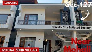 120Gaj De Sohne Villas in Gated Society at Sec-127 Shivalik City Near Mohali