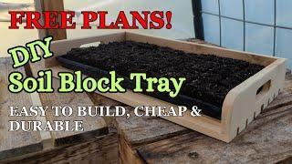 DIY Cedar Soil Block Tray | Free Plans! | Easy, Cheap, & Durable | Single Cedar Fence Picket