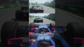 POV : You're attacking Kevin Magnussen the god of Dirty defence #f1 #f12025