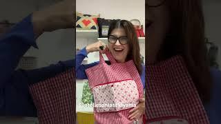 Eco Bag! Vem costurar, aula no YouTube ateliê Sônia Sakiyama