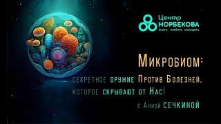 Вебинар с Анной Сечкиной "Микробиом: Секретное Оружие Против Болезней" 1 октября в 20:00 (мск)