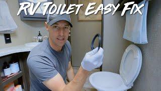 RV Toilet Seal Not Holding Water Easy Fix!