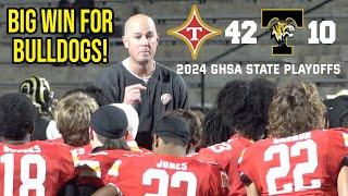 HIGHLIGHTS: Thomasville Knocks Off Temple in 2024 GHSA State Playoffs | Georgia High School Football