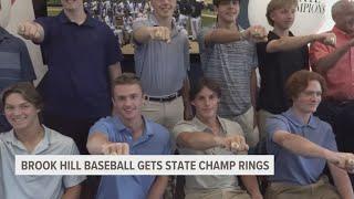 Brook Hill Guard baseball team receives 2024 state championship rings