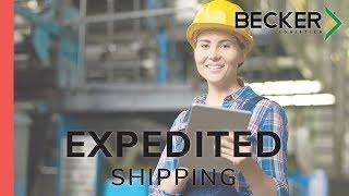 Expedited Shipping with Becker Logistics