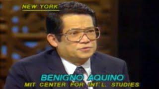 NINOY AQUINO's Full Interview in MacNeil Lehrer Report (9/16/1982) PBS News Hour