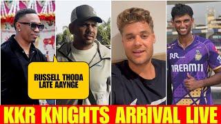 IPL 2025: KKR Players Arrival & Joining Squad Live | Ami KKR Hai Taiyaar