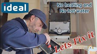 Central heating ideal classic boiler repair diagnosis and fix Birmingham and Solihull UK gas