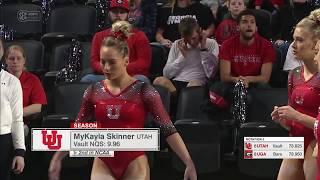 Mykayla Skinner VT 2019 Utah @ Georgia NCAA Women's Gymnastics 60fps