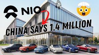 Nio Stock Updates: China say 1.4 Million