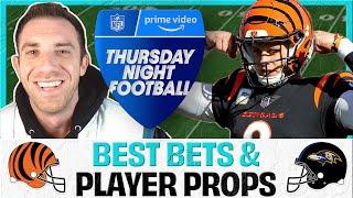 Thursday Night Football | 9 NFL Player Props | Bengals Ravens | Picks & Projections | Land Your Bet