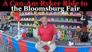 A 2-Up Can-Am Ryker motorcycle ride to the Bloomsburg Fair