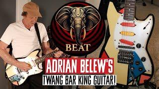 Adrian Belew’s Twang Bar King Guitar for BEAT King Crimson Tour with Steve Vai, Danny Carey & Tony L