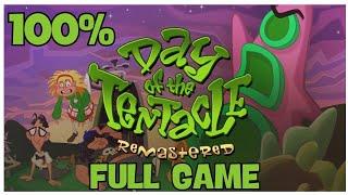 Day Of The Tentacle Remastered 100% Full Gameplay Walkthrough + All Achievements (No Commentary)