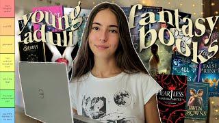 tier ranking YA fantasy books/series ️‍️⋆⁺₊