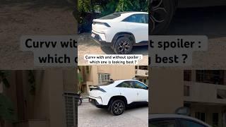 Tata Curvv 2024 with & without spoiler | Watch full owner review on channel