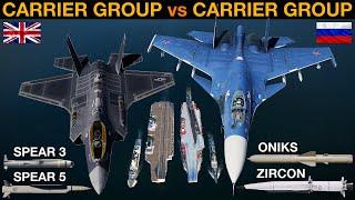 2027 UK Carrier Group vs 2027 Russian Carrier Group (Naval Battle 132) | DCS