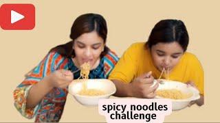 Spicy noodles challenge | boht mirchii thi |Emaan's world