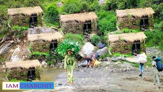 Naturally Peaceful And Beautiful Mountain Nepali Village life In Rainy Season | Rural Life Nepal|