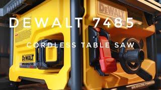 {Tool Review}Dewalt 7485  cordless table saw無線鋸台（桌鋸）初體驗，自我安全教育(anti kick back)